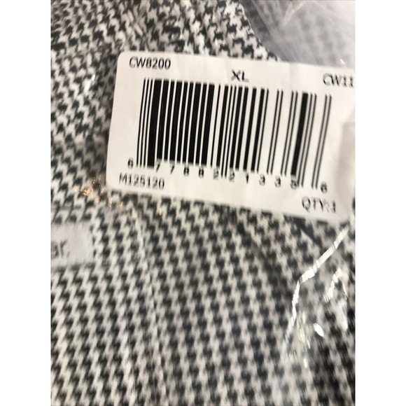 UA CHEF™ Houndstooth White Men's 6-Pocket Utility Printed Chef Pants Size XL - Picture 4 of 4